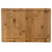 New Planet® Tabla Cortar Bambú Natural con Borde  35x24x4cm / 45x34x5cm | Tablero para Picar Alimentos Multifuncional Verduras Frutas Carne Herramientas Almohadilla Encimera Gruesa Duraderas y Resistentes Utensilios de Cocina Antideslizante Fácil Limpiar - details 2