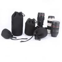 Bolsa De Lente De Cámara Neopreno Impermeable Suave Tamaños S M L XL Estilo Cremallera Universal Material Nylon - details 5