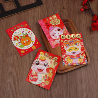 6Pcs Sobres Rojos De Año Nuevo Lunar Serpiente 2025 Para Dinero Sortijas Y Regalos Festivos Estilo Chino Tradicional - details 3