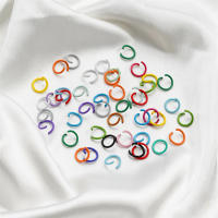 100Pcs Anillos De Salto Abiertos Colores 1.2x10mm Para Creación De Joyas DIY Accesorios Y Suministros De Metal Para Manualidades - details 5