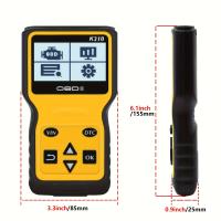 Herramienta De Diagnóstico OBD2 Para Coche Lectura De Códigos De Falla Motor Prueba De Tensión Recargable K310 Kit De Rescate Automotriz - details 5