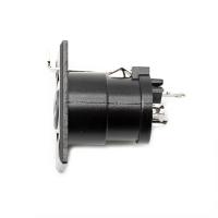 Banner - Conector chasis microfono XLR 3 pin hembra