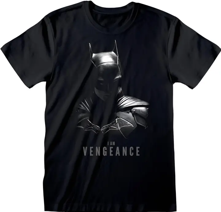 Batman Camiseta Hombre Vengeance Negro - 1