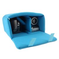 Bolsa De Protección Para Cámara DSLR Canon Nikon Sony Con Partición Y Piel De Velvet Bolsa Suave Antichoque Para Lentes De Cámara - details 9