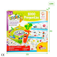 Juego Carotina Lisciani infantil 2 en 1 con bolígrado parlante, 1.000 preguntas, 24 piezas - details 7
