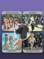 Máquina De Burbujas Doble Cabeza Con 10 Agujeros Para Niños Juguete Para Exteriores Y Bodas Sin Necesidad De Batería O Agua Incluida - details 2