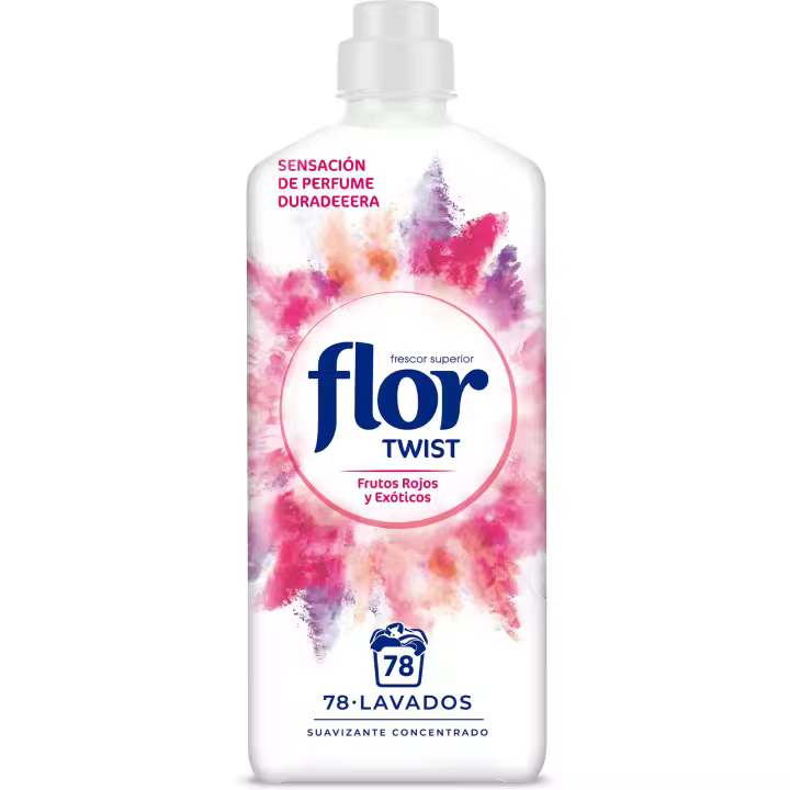Flor Twist Frutos Rojos Suavizante Concentrado para la ropa 78 lavados - 1
