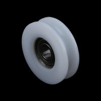 Rodamiento De Cadena De Acero 608ZZ 8x40x11.5MM Para Linea De Plástico POM Con Envolvente De Cinta Adhesiva U Groove Blanco - details 9