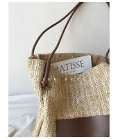 Bolso de hombro literario retro para mujer, de lona, ​​diseño de estudiante, estilo vacacional, bolso de compras de gran capacidad, bolso de playa, bolso para madre e hijo - details 4