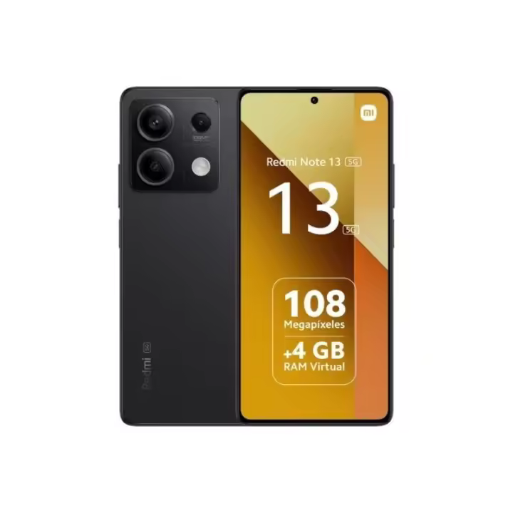 Xiaomi Redmi Note 13 5G 128GB - Pantalla AMOLED 6.67'' - Procesador Mediatek Dimensity 6080 - Cámara Dual 108MP - 1
