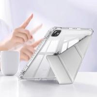 Funda De Cuero Para Tableta Samsung Galaxy Tab S11 Con Portador De Lápiz Y Soporte De Acrílico Transparente Protector Antichoque - details 1