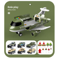 Gran Modelo De Avión Con Luces Y Luz De Inercia Coche Policial Para Niños Almacenamiento De Pasajeros Avión De Simulación Para Niños Juguetes Multifuncionales De Plástico ABS - details 15