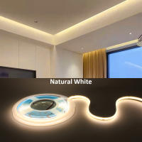 Tiras LED COB FLEXIBLES 12V 2M 3M 5M Alta Densidad Diodo Tape Luz 3000K 6000K Dimmable Lineal Decoración De Hogar - details 7