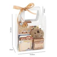 Juego De Suministros De Oficina Kawaii Con Capybara Cartoon Regalo De Graduación Bonito Con Pegatinas De Bolso Y Cuadernos De Notas Colgantes De Peluche - details 1
