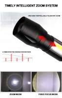 Mini Torcha LED Recargable Portátil Con USB Alta Potencia Batería De Carga Linterna Impermeable De Longitud De Haza Para Camping - details 5