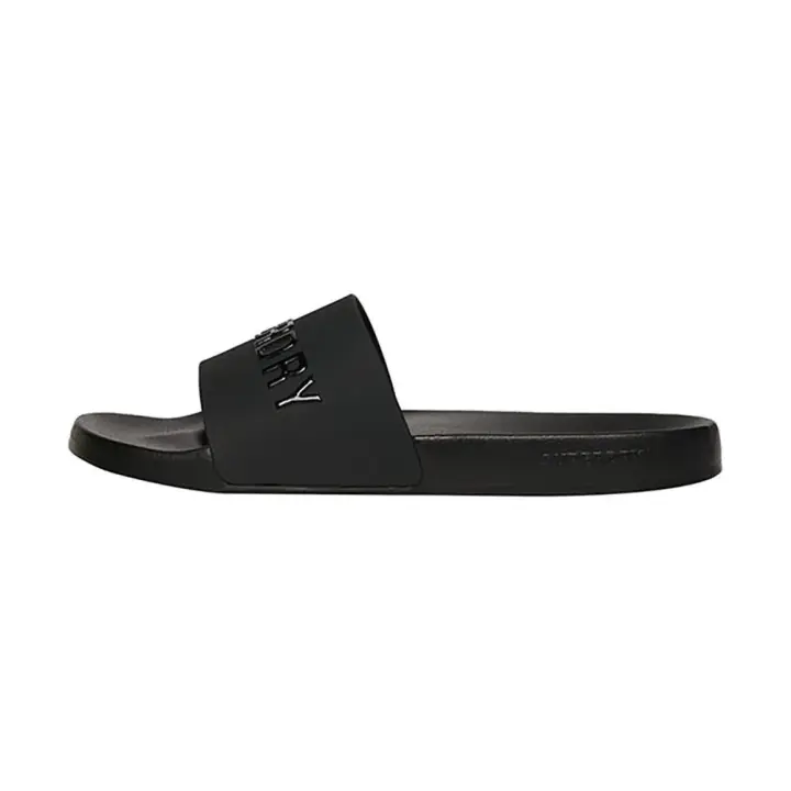 Calzado hombre Chanclas Superdry Chanclas Logo Pool Negro - 1