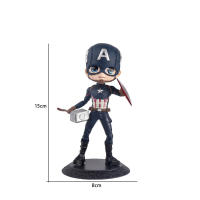 Figura De Acción Avengers Q Version Cabeza Grande 8-17.5cm Superman Supergirl Batman Spider Man Modelo Adorno Anime Periferia Juguete Unisex - details 4