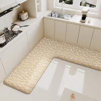 Carpetas Antideslizantes De Forma L Para Cocina Y Baño Tamaño Grande Absorbentes De Polvo Y Suciedad Para Restaurante Y Paredes De Entrada - details 9
