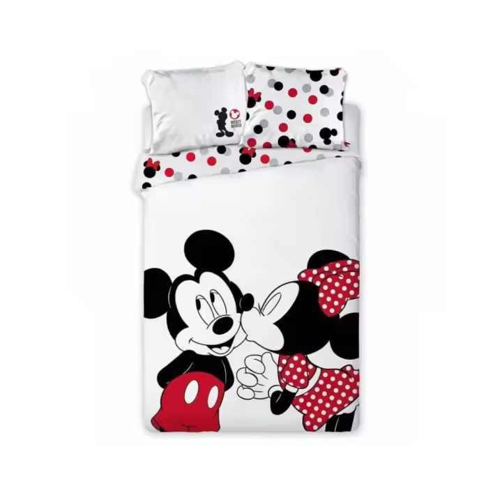 Bolsos Hf - Funda Nórdica Minnie & Mickey 140x200cm - Producto Oficial - Para Niños y Niñas - 1