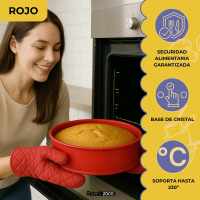 Banner - Molde Desmontable de Silicona para Bizcochos rojo 22 cm