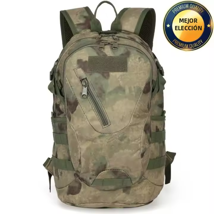 Nueva Mochila Táctica De 35L Para Hombres Malla De 900D Para Camping Senderismo Baguette De Camuflaje Caza Escalada Rucksack De Viaje Exterior - 1