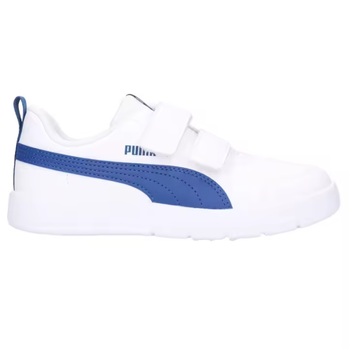 Puma deportiva casual con velcro para niño 397642 color blanco azul - 1