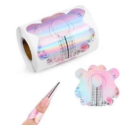 Molde de Uñas Flor 300Pcs KSD - 1
