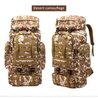 Mochila De Camuflaje Para Hombres Gran Capacidad Impermeable Militar De Viaje Para Senderismo Exterior Bolsa De Hombros - details 7