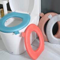 Cubierta De Inodoro Universal EVA Impermeable Con Asa Para Todas Las Estaciones Matriz De Baño Lavable Y Antideslizante - details 0