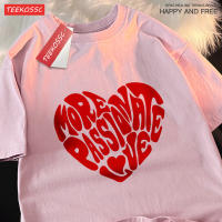 Camiseta Impresión Amor Masculina Y Femenina Casual Verano Algodón Tops Estilo Hip Hop Parejas Ropa Transpirable Camiseta Tee - details 13