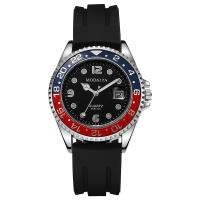Reloj De Cuarzo Para Hombre 2024 Nuevo Llegada Moda Reloj De Pulsera Deportivo Con Correa De Silicona Marcas De Numeros Arabe Clavija De Cierre Resistente Al Agua - details 3
