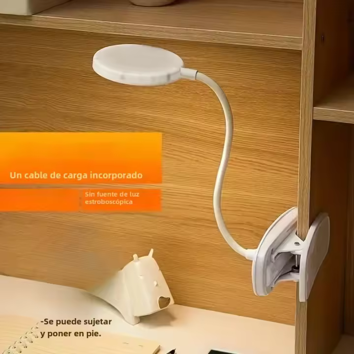 Lámpara De Escritorio LED Con Protección Ocular Clip Model USB Fuerza Luminosa 249-2000 Flujo Luminoso Incluido Certificación Ce Fuente De Alimentación DC - 1