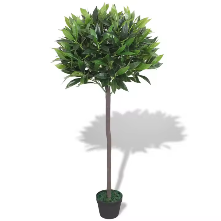 Árbol de Laurel artificial con macetero 125 cm Verde - 1
