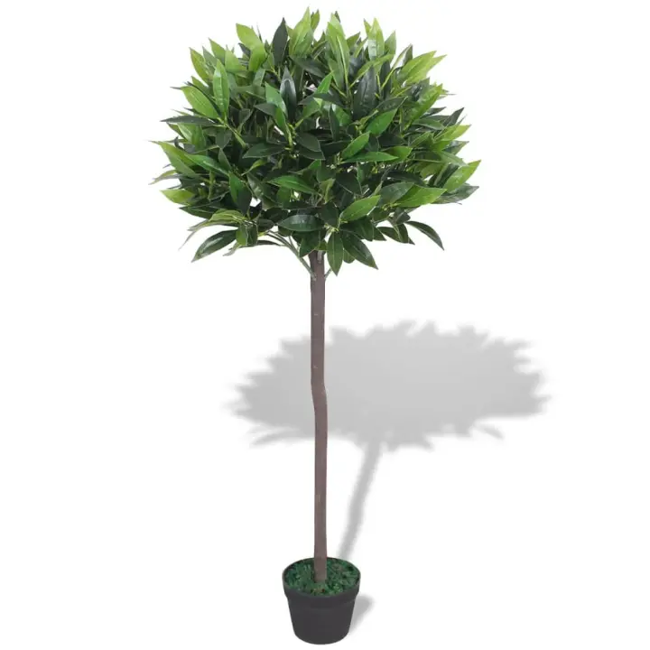 Árbol de Laurel artificial con macetero 125 cm Verde - 1