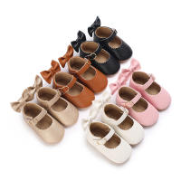Zapatos De Princesa Para Bebé Niña En Lace Blanca Mocasines Con Lazo Y Borde Antideslizante De Goma Primera Calzado Para Caminar - details 101