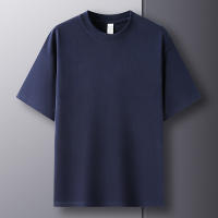 Camiseta De Algodón Puro 100% Para Hombre Manga Corta Verano Moda Casual Color Sólido Cuello Redondo Top Amplio Para Pareja - details 24