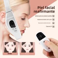 De Adelgazamiento Facial Eléctrico Cinta Levantadora V Forma Luz De 5 Colores Compresión Caliente Vibrador With Remote Control Para Reducción De Doble Mentón Device - details 0