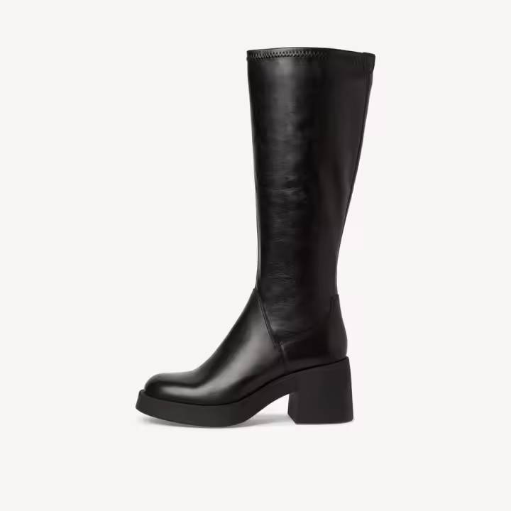 Botas Tamaris De Cuero Negras - 1