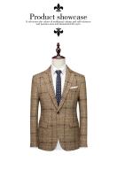 Chaleco Masculino De Negocios Moda Casual Profesional Traje Slim-fit Para Bodas Estilo Británico Abierto Completo Talla Regular - details 6
