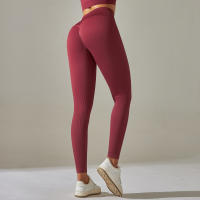 Leggings De Yoga Para Mujer Levantamiento De Glúteos Gimnasio Pantalones De Deporte Cintura Alta Fitness Leggings Transparentes Ejercicio Running - details 4