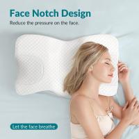 Almohada Para Dormir De Lado Antiarrugas Y Antienvejecimiento Almohada De Memoria Para Prevenir Dolor En El Cuello Y Hombros - details 0