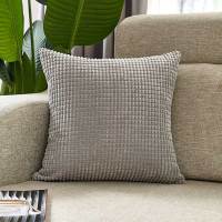 Funda De Cojín De 45x45 De Corduroy Cubierta Suave Amigable Con La Piel Para Decoración Del Salón De Sofa Estilo Sencillo Y Elegante - details 4