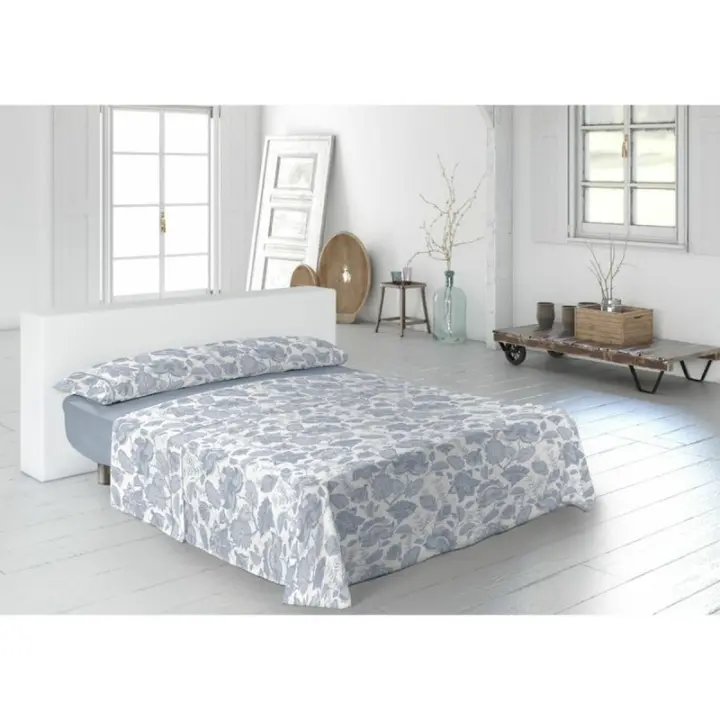 Pierre Cardin - Juego de Sábanas Pierre Cardin INDIANA Azul Cama de 105 - 1