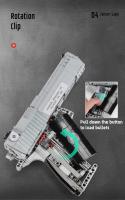 Pistola Desert Eagle En Bloques De Construcción Simulación Alta Juguetes Para Niños Puzzle De Armería Con Bala Regalo Para Niños - details 5