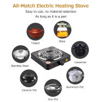Horno Eléctrico 1000W Portable Para Cocina Placa Caliente Ajustable Rápida Para Café Leche Sopa Duradero Herramienta De Cocinar - details 4
