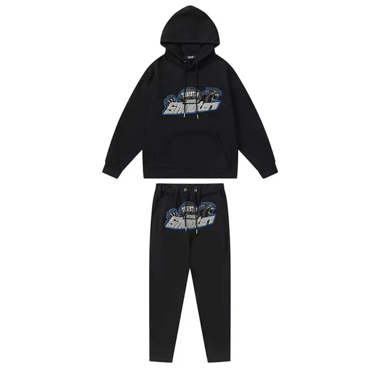 Hooters Hooded Chándal Negro Gris - 1
