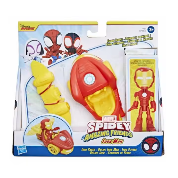 FIGURA DE ACCIÓN SPIDEY AND FRIENDS IRON MAN DE HASBRO - 1