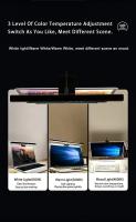 Lámpara De Escritorio LED USB Dimmable 3 Colores 33cm 50cm Luz De Pantalla De Computadora Colgante Para Estudio Y Lectura Moderna - details 8