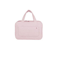 Bolsa De Maquillaje Grande Portátil Impermeable Con Cuatro Plegables Separación Seco Y Húmedo Para Almacenamiento De Utensilios De Belleza - details 4