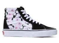 Zapatillas Vans Sk8-Hi Hibiscus Check Black - Zapatillas de Mujer en Estampado Checkerboard y Flores de Hibisco - details 0